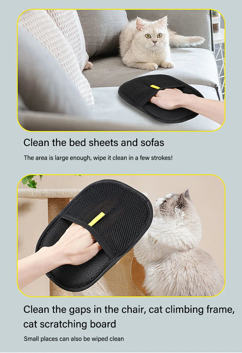 Pet Grooming Gloves Static