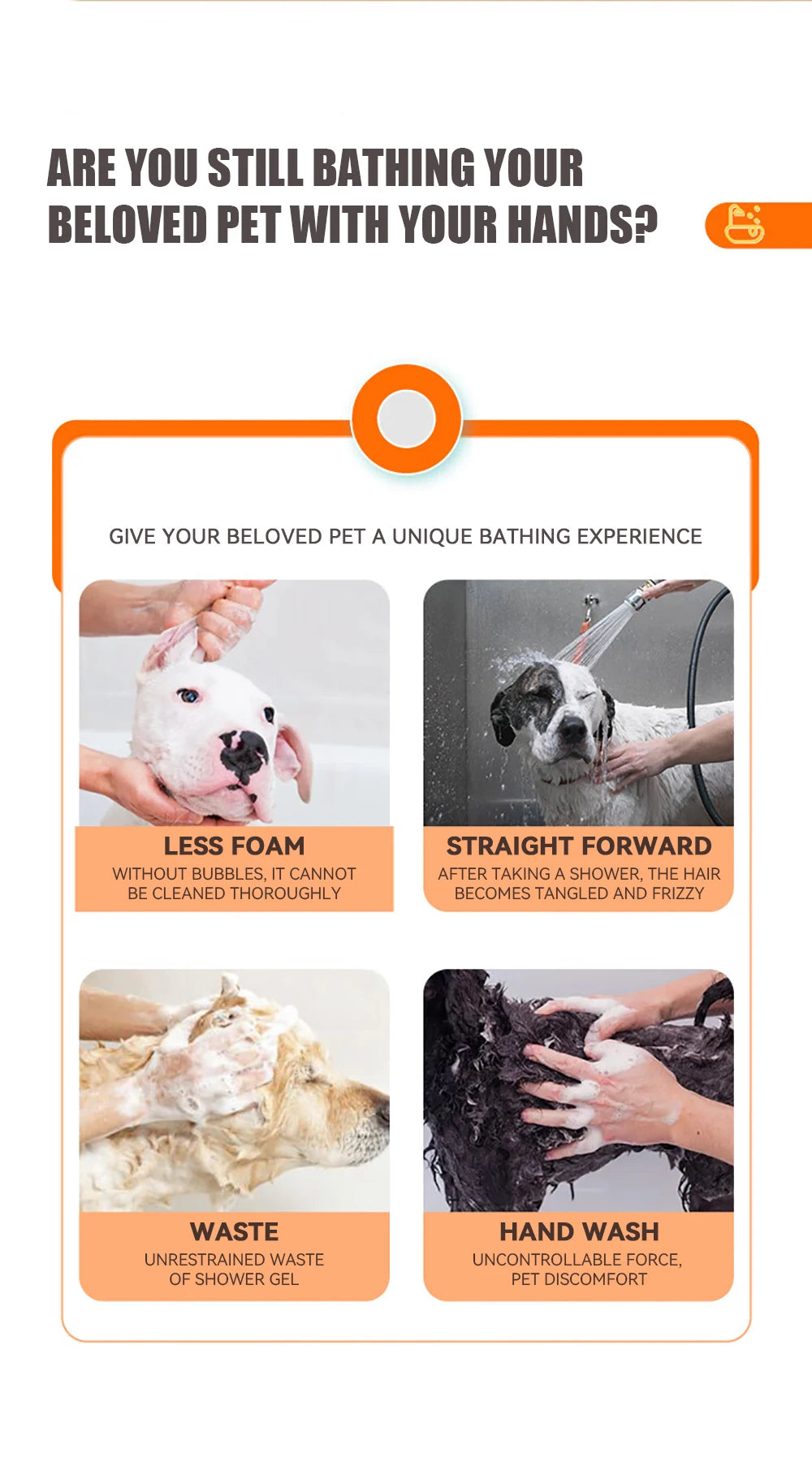 Dog Bathing Brush