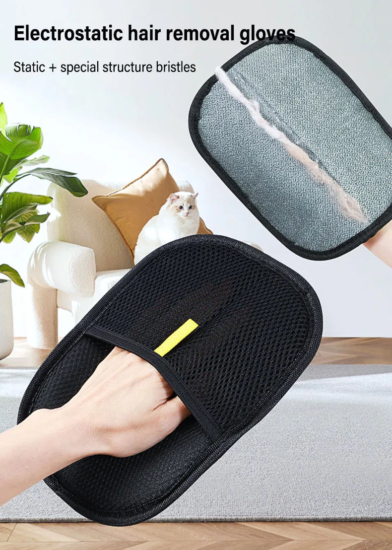 Pet Grooming Gloves Static