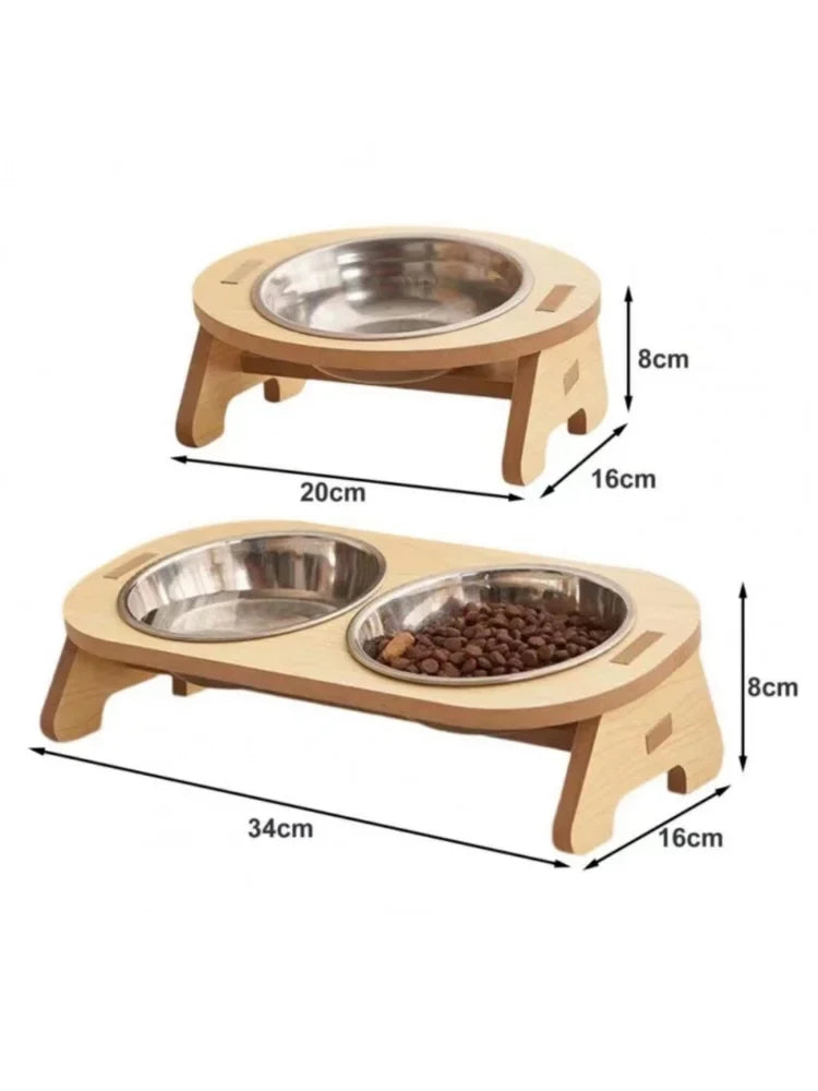 Wooden Elevated  with Stand Adjustable