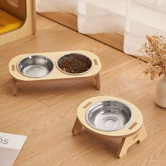 Wooden Elevated  with Stand Adjustable