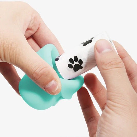 Dog Poop Bags Dispenser Holder with Carabiner