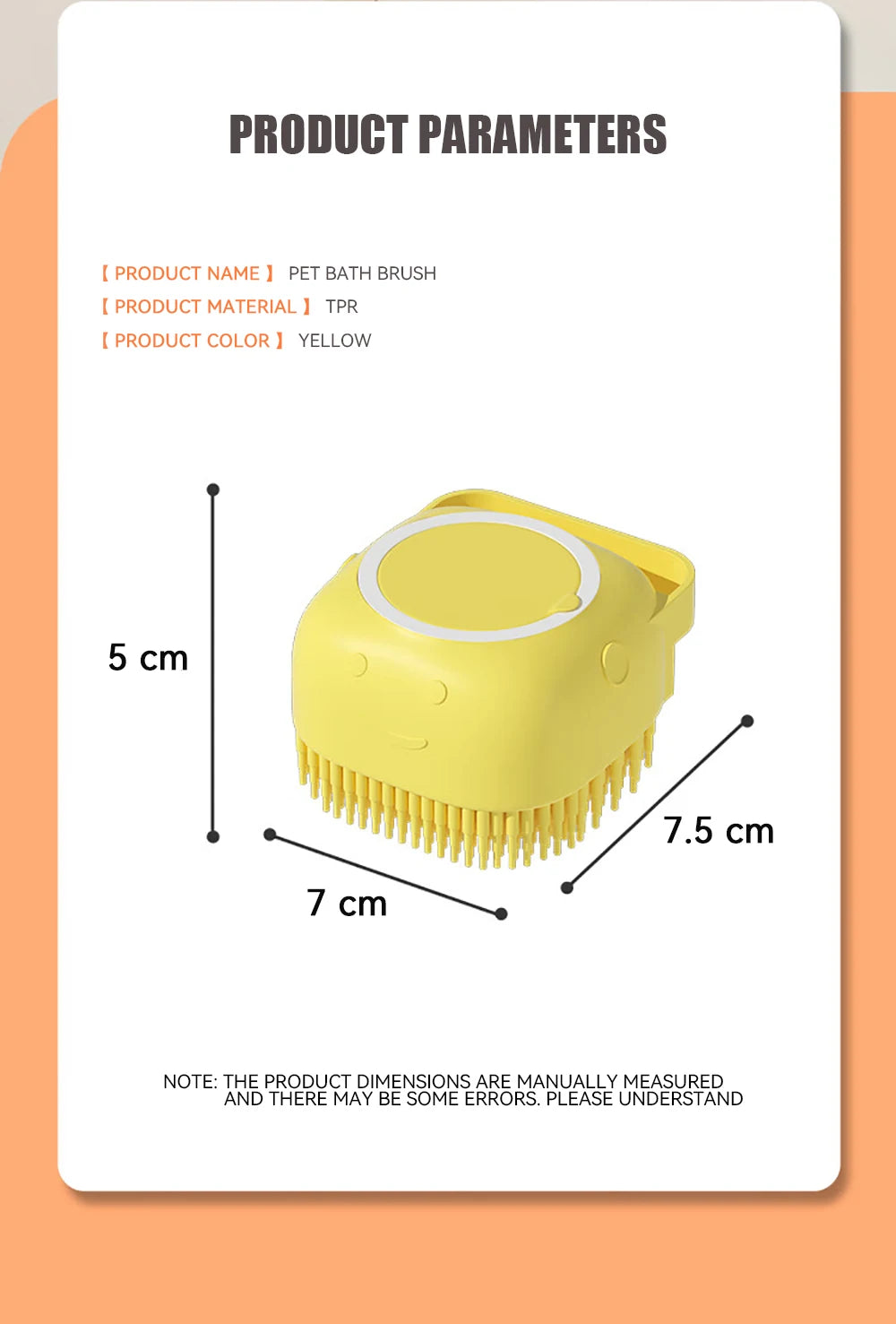 Dog Bathing Brush