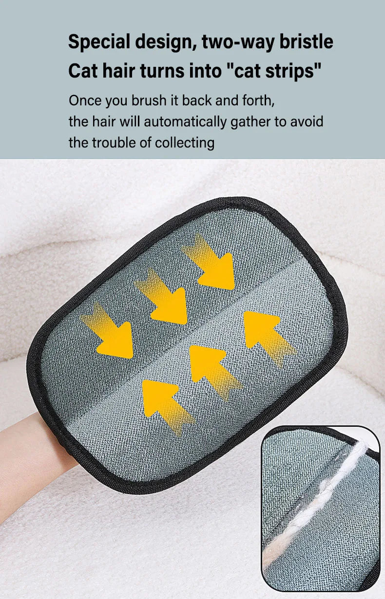 Pet Grooming Gloves Static