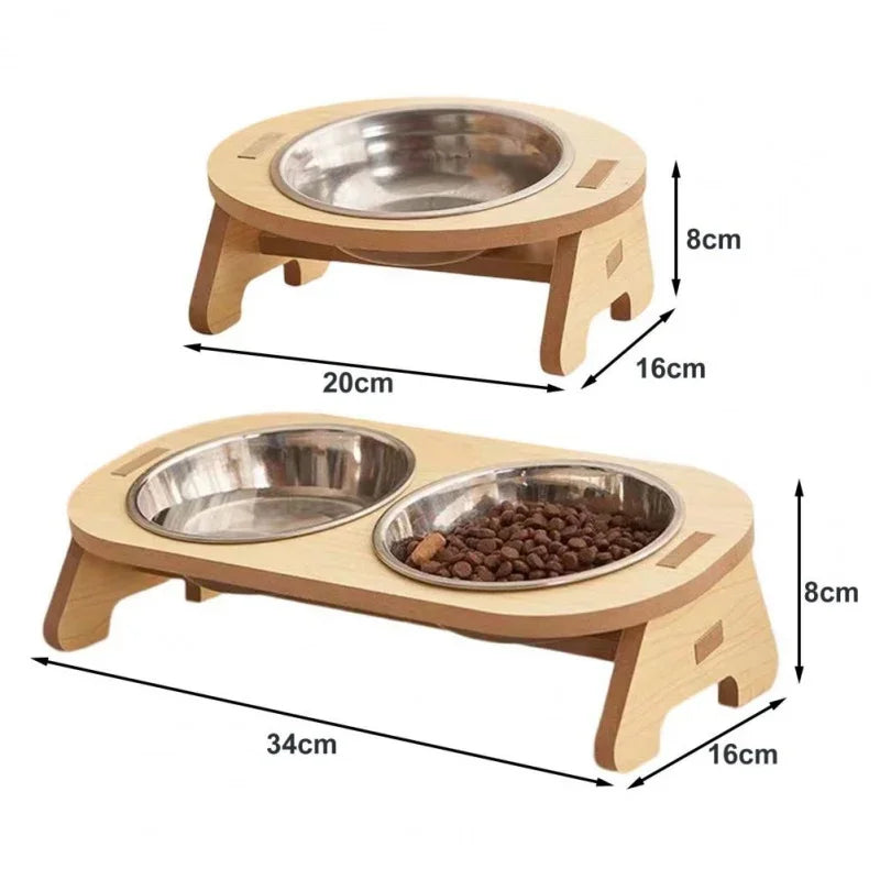 Wooden Elevated  with Stand Adjustable