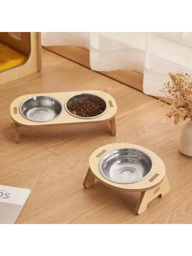 Wooden Elevated  with Stand Adjustable