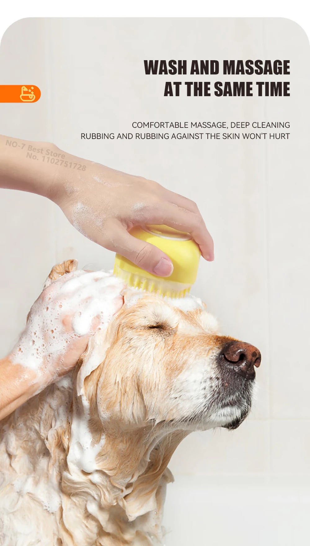 Dog Bathing Brush