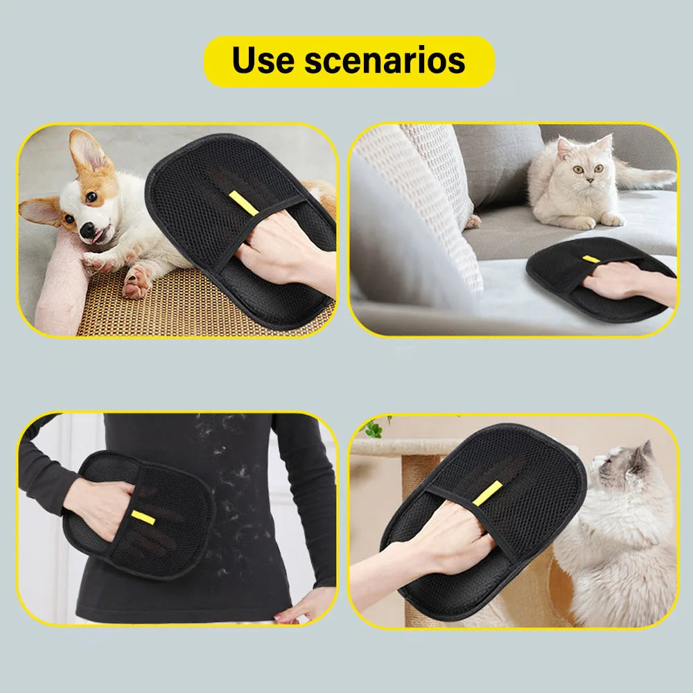 Pet Grooming Gloves Static