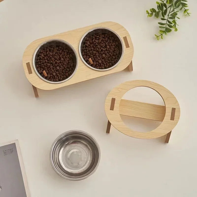 Wooden Elevated  with Stand Adjustable