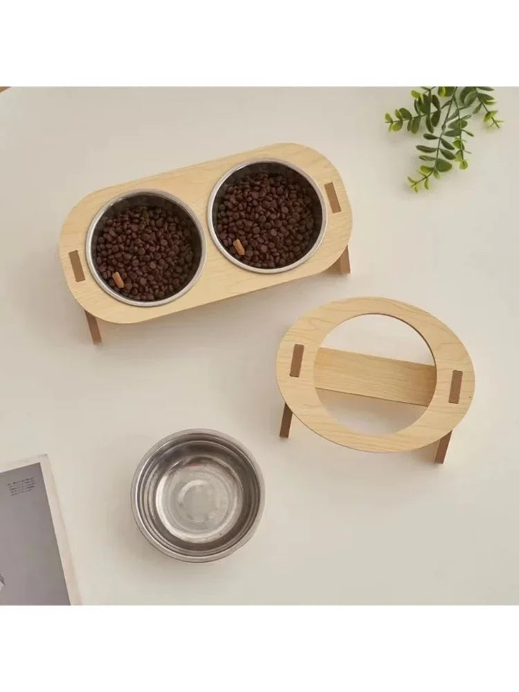 Wooden Elevated  with Stand Adjustable